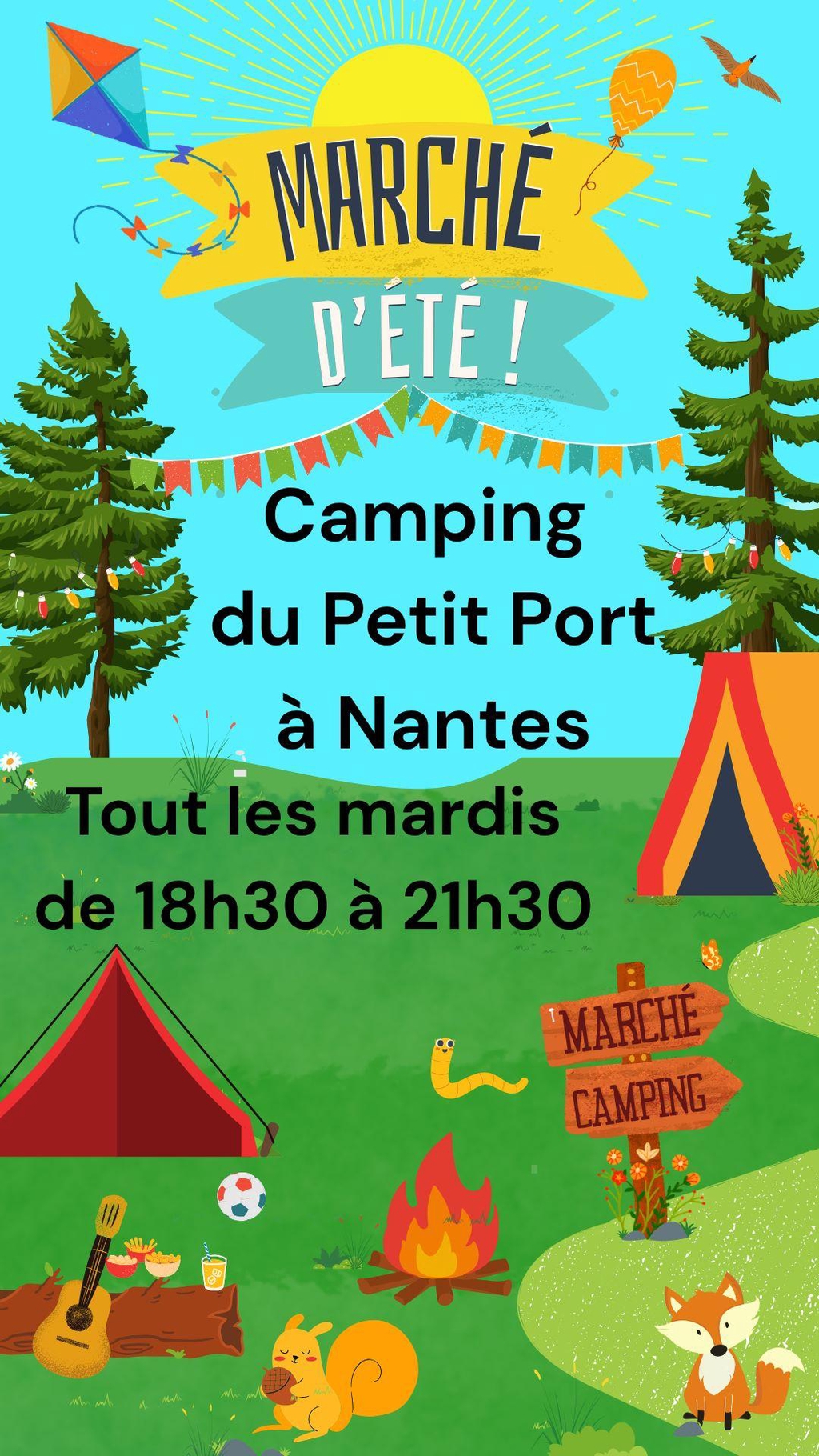 Momo la Débrouille
Marché de créateurs
marché d'été
camping petit-port 
Nantes
mardi