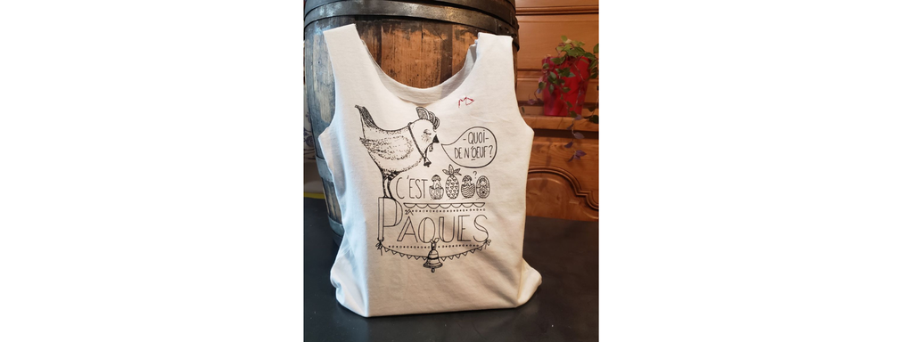 Sac cabas type T-shirt upcyclé – création textile écologique, légère et pratique - cousu main – alternative durable aux sacs plastiques  – accessoire zéro déchet du quotidien - 
Momo la Débrouille