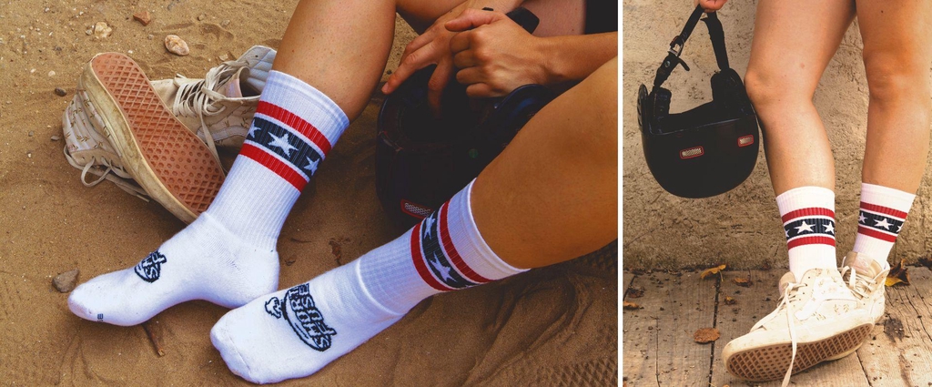 Chaussettes de ride Vintage style - Modèle BOMD x BICROSS Edition