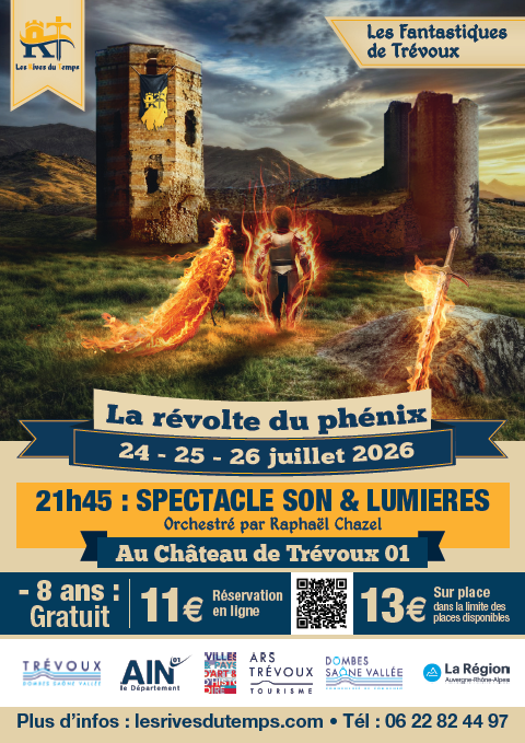 affiche de la fête médiévale de trévoux