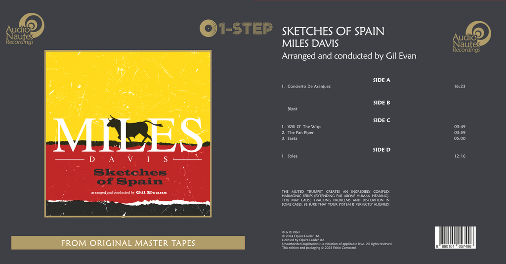 2x45rpm 1-step, 180g
limited to 1190 numbered copies
