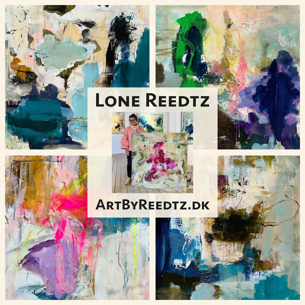Lone Reedtz - ArtbyReedtz.dk - Farverige og ekspressive abstraktioner