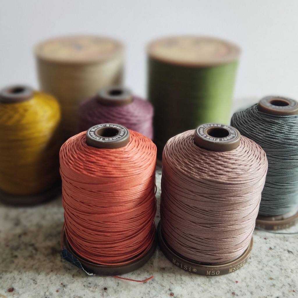 Nuancier des fils de lin