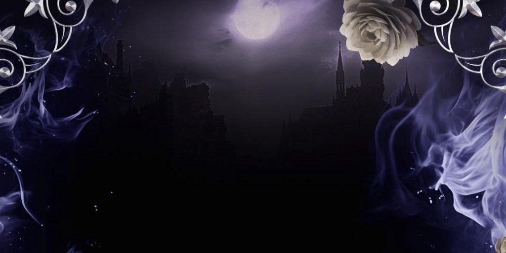 Fond stylisé romantasy dans l'univers de Nova Leen, auteure/