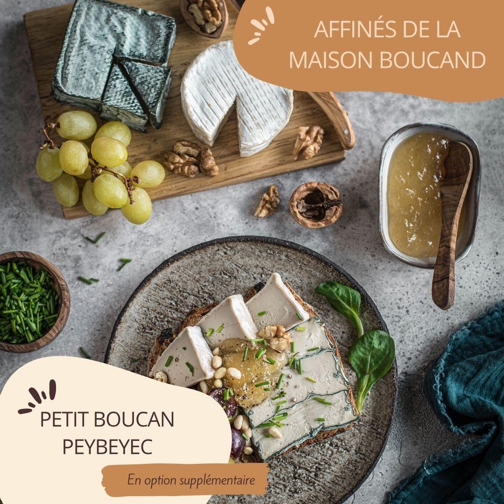 Affinés végétaux de la Maison Boucand , en option.