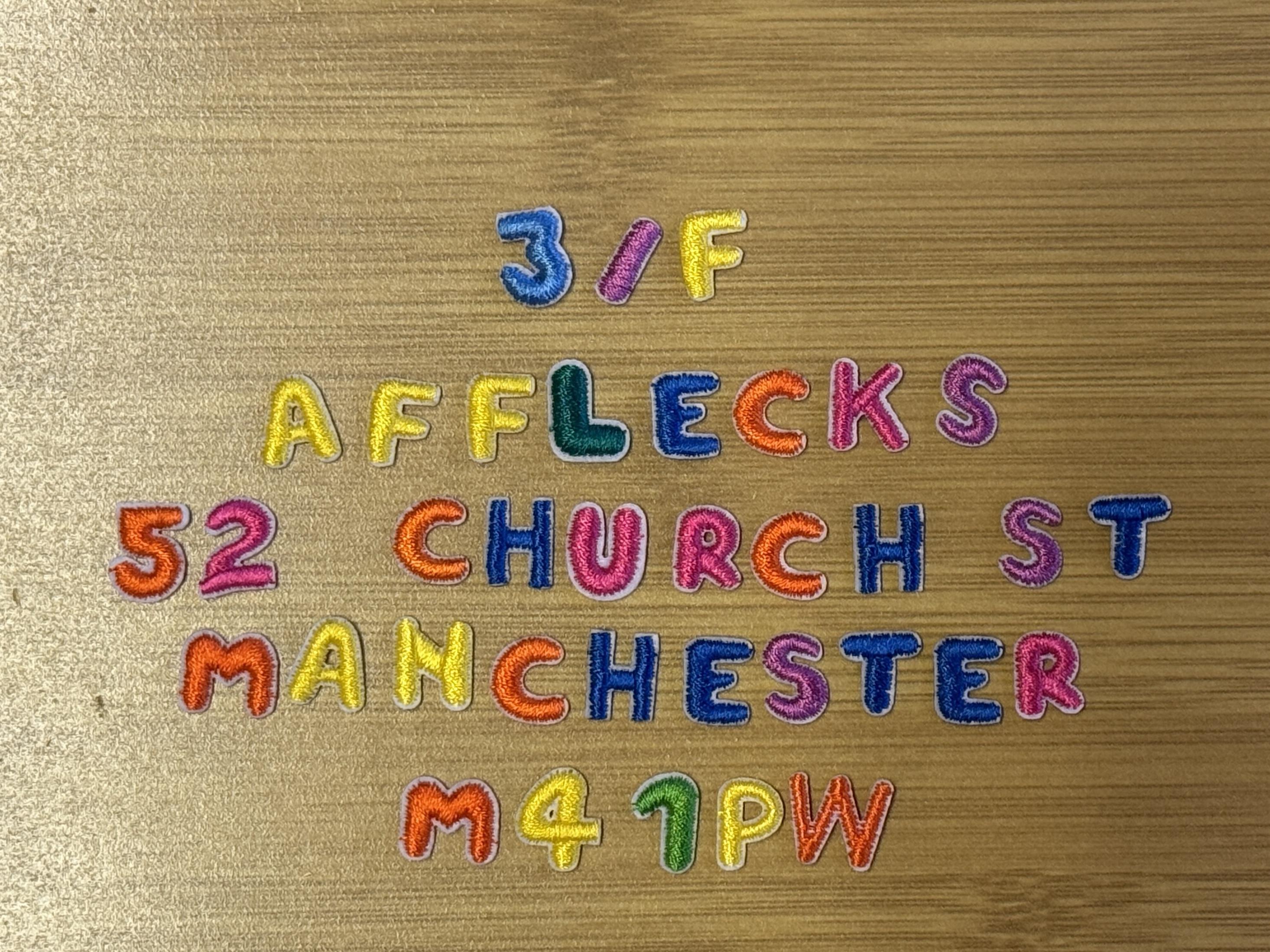 Patches - Letters