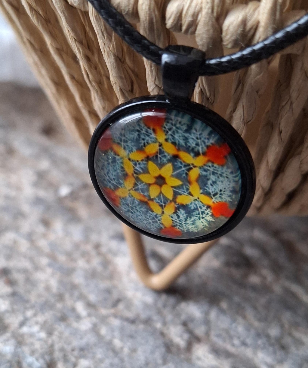 Cabochons 25mm sur pendentifs (différents thèmes)