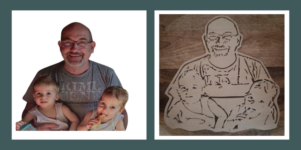 De la photo au portrait en bois