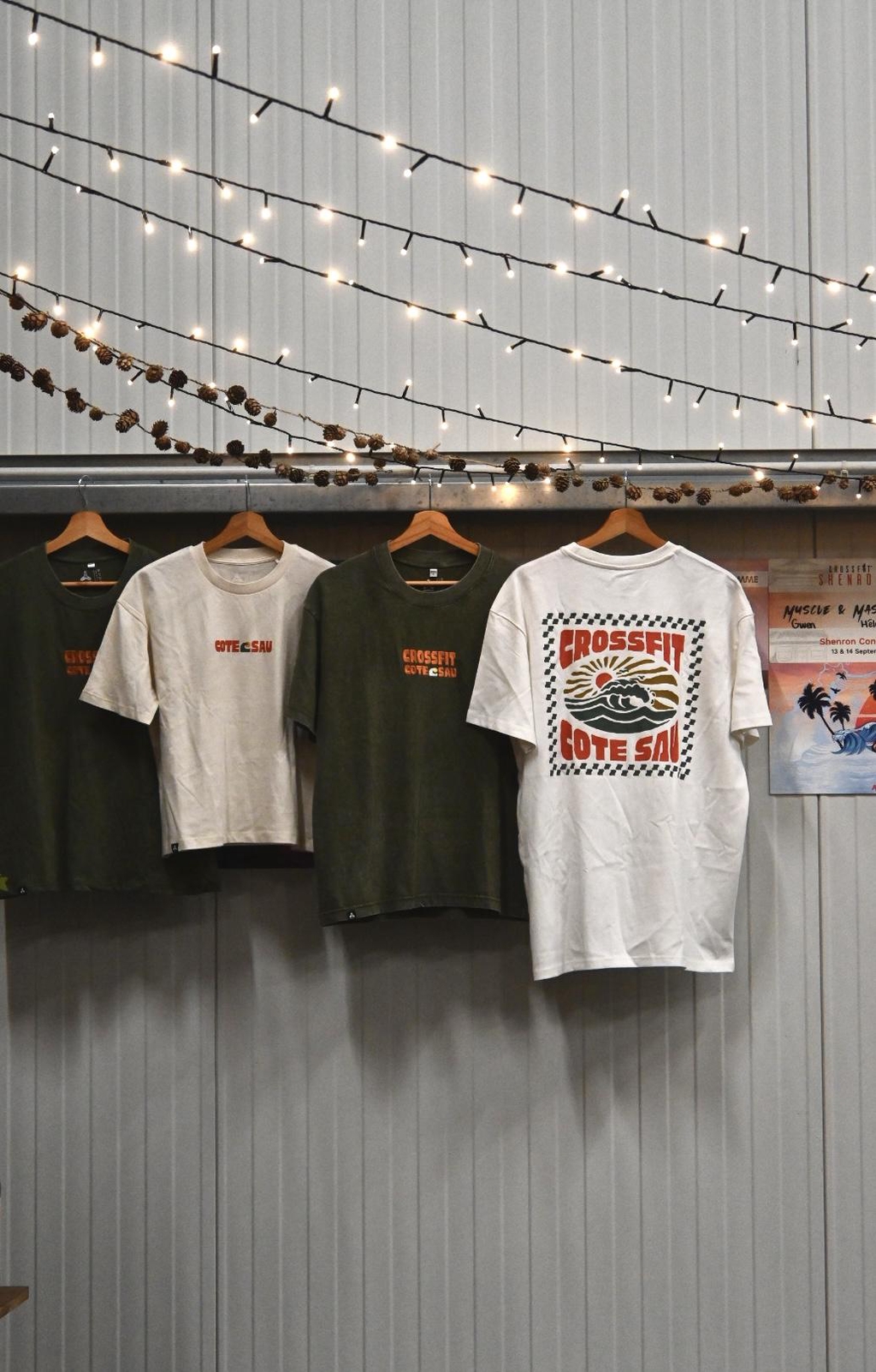 collection textile de la box de crossfit