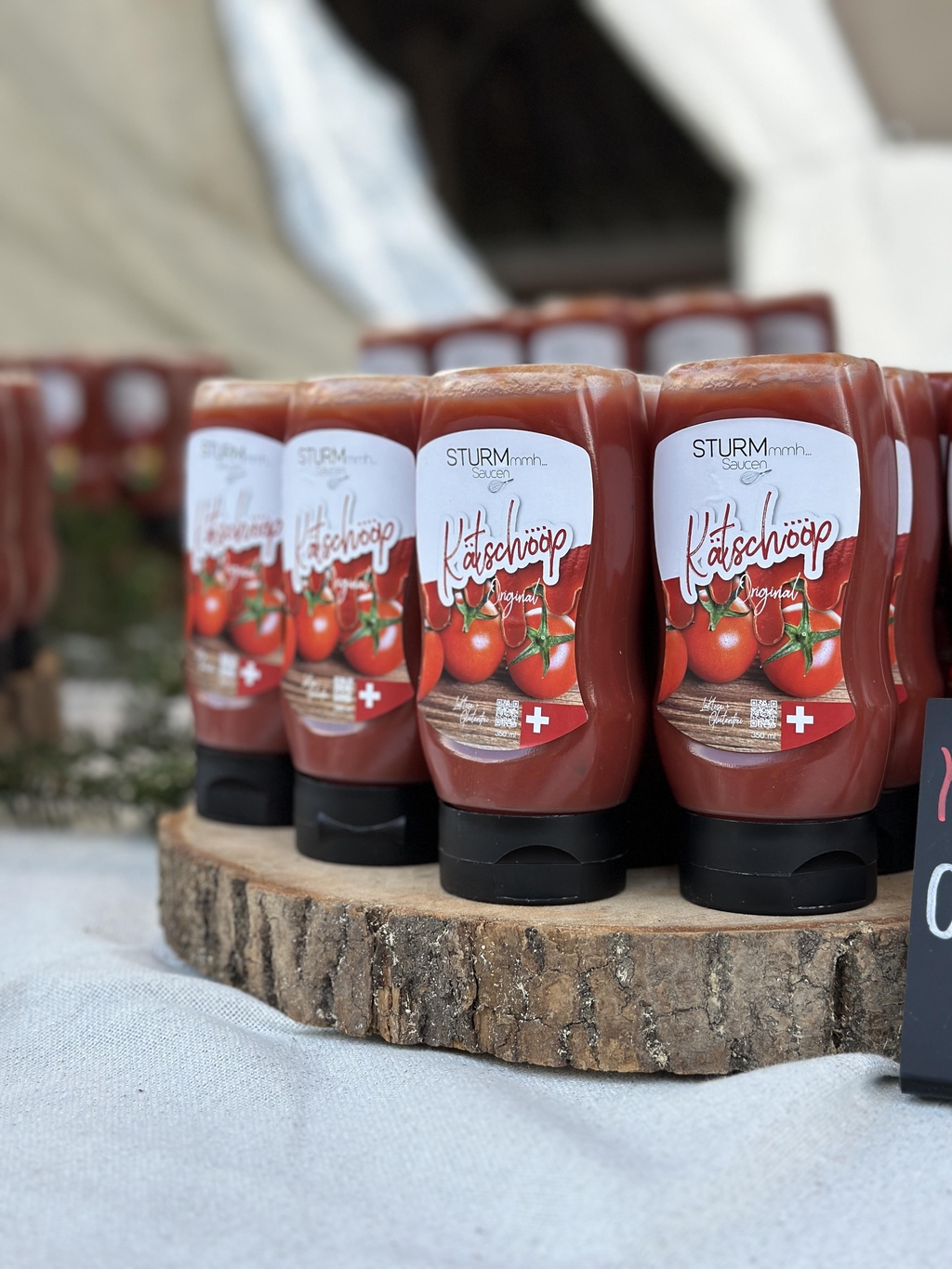 Hier, wo unsere Saucen auf reisen gehen