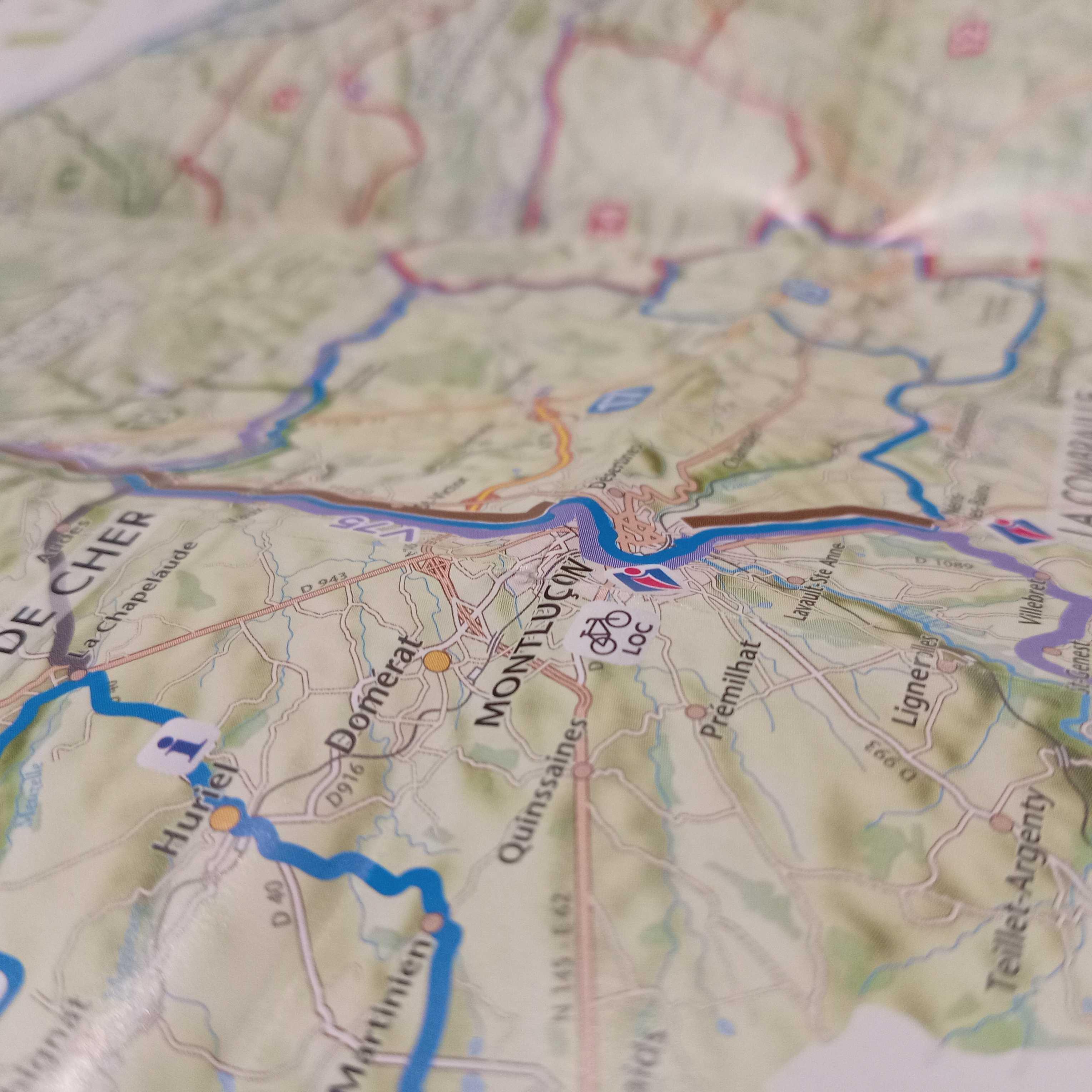 Carte d'Auvergne, Allier