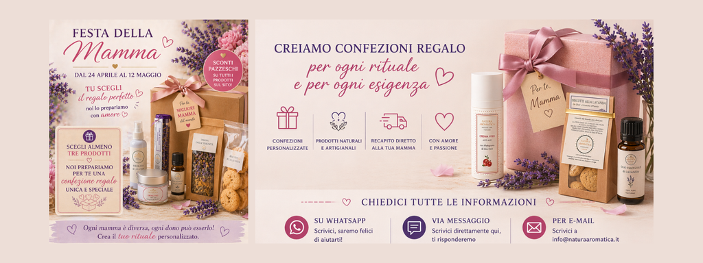 Regali festa della mamma. 
Promozione e confezioni regalo festa della mamma 2026