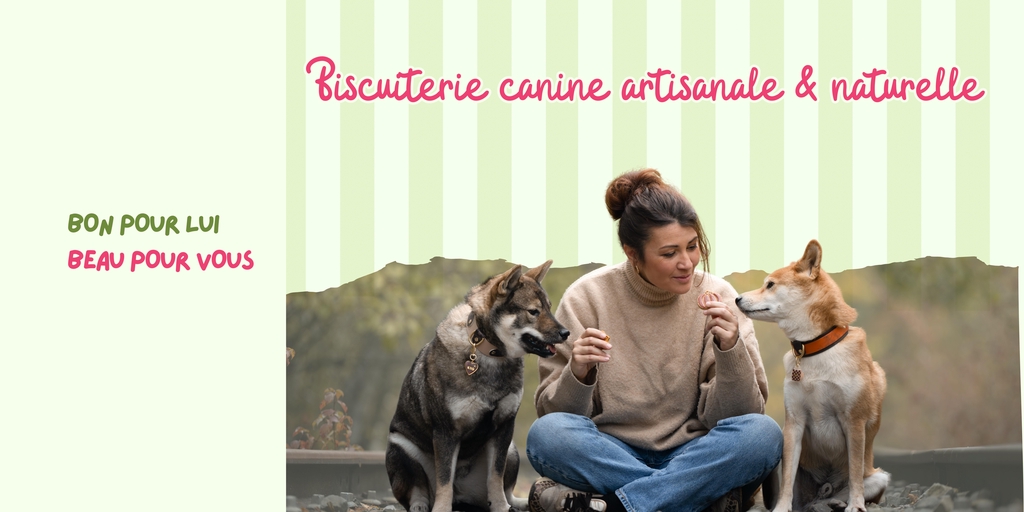 biscuiterie artisanale pour chien 
ingrédients bio