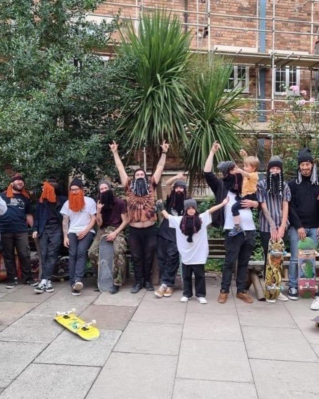 Home brew skateboarding banner