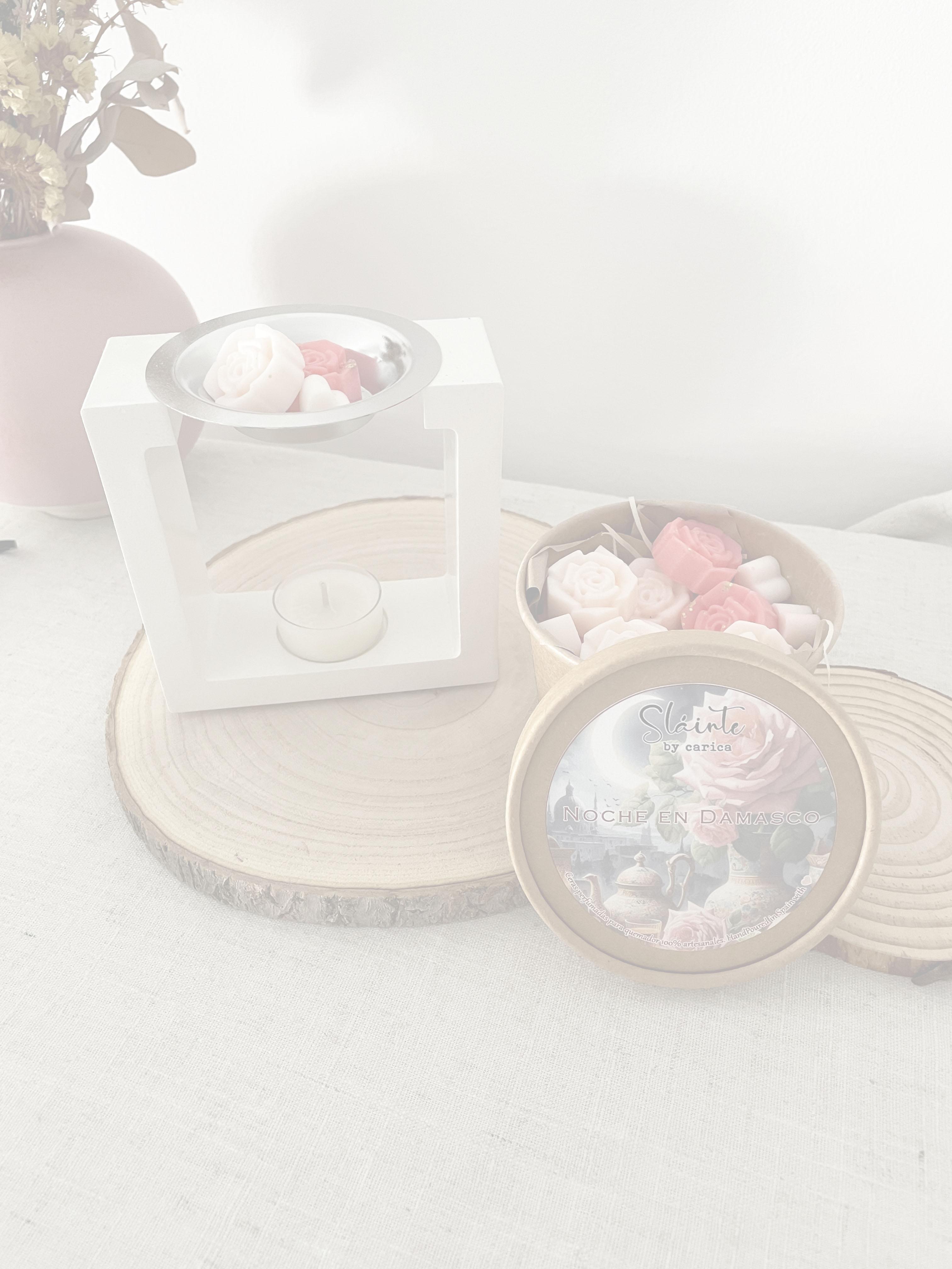 Quemadores y Ceras Perfumadas (Wax Melts) | Sláinte by carica | Regalos en Valencia. Ceras perfumadas de soja y quemadores artesanales. Alta intensidad aromática sin tóxicos. La alternativa perfecta para aromatizar tu casa con alma.