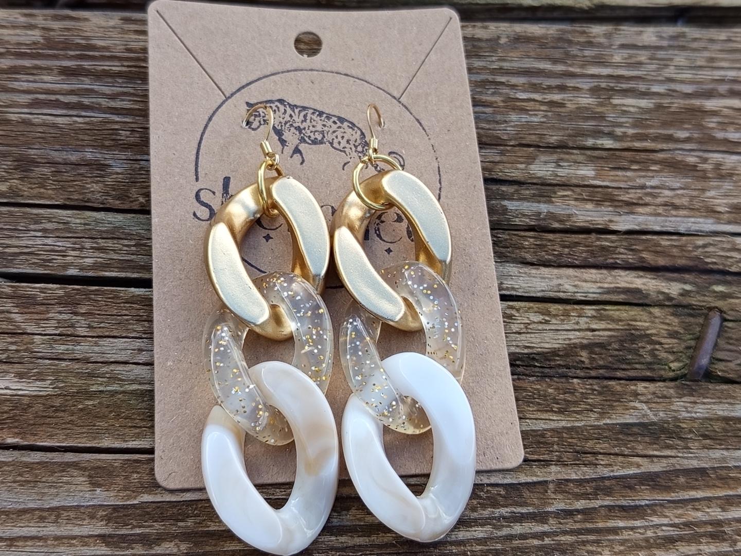 Boucles d'oreilles maillons