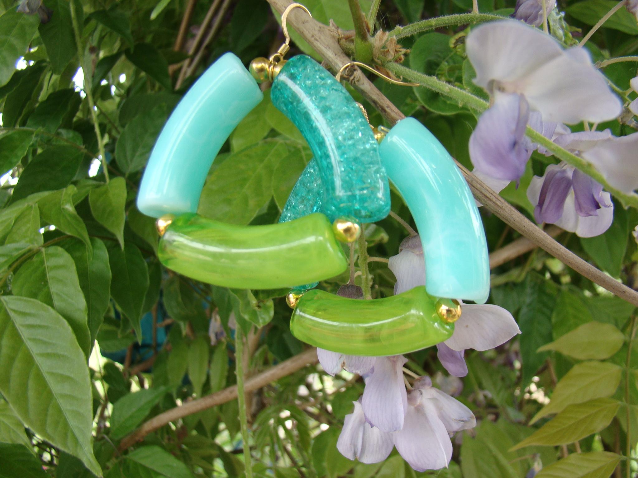 Boucles d'oreilles tubes