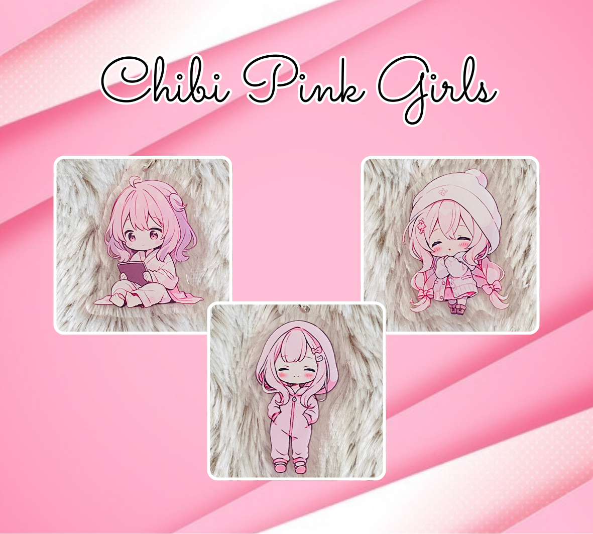 Collection Chibi Pink Girls