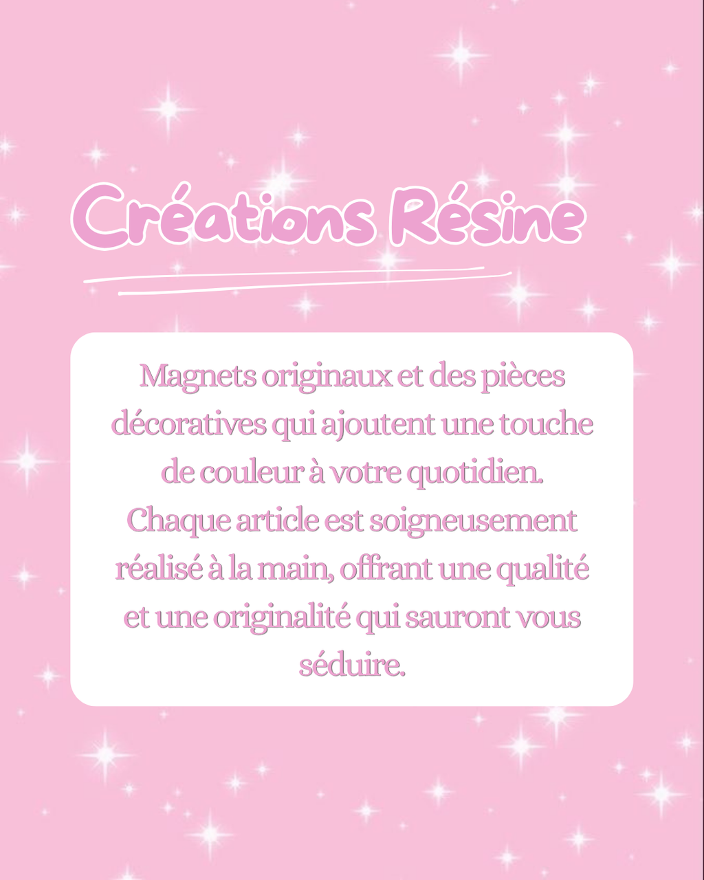 Créations Résine