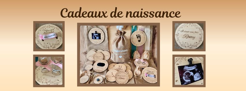 Cadeaux de naissance, cartes étapes, carte bracelet de naisssance, carte empreintes, carte bienvenue…