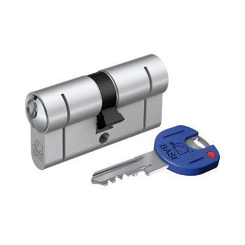 Profilzylinder mit Schlüssel für mechanische Türsicherheit