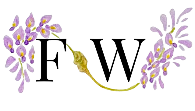 Glycine avec les initiales F & W