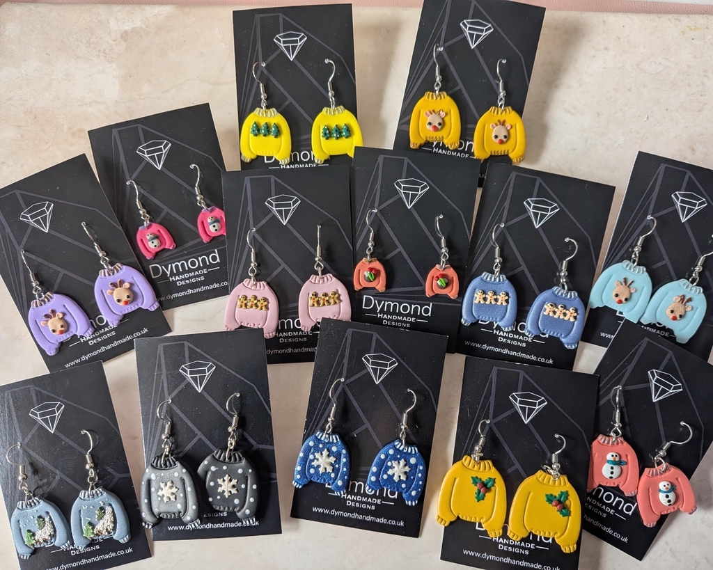 Christmas Jumper Earrings