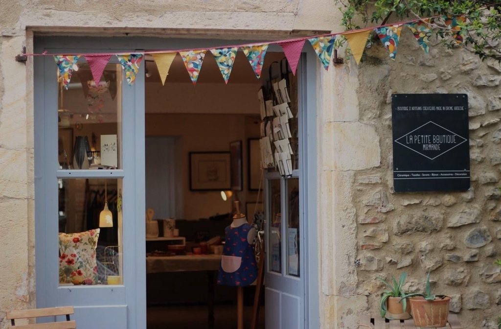 boutique de créateurs et d'artisanat local dans la Drôme à Mirmande