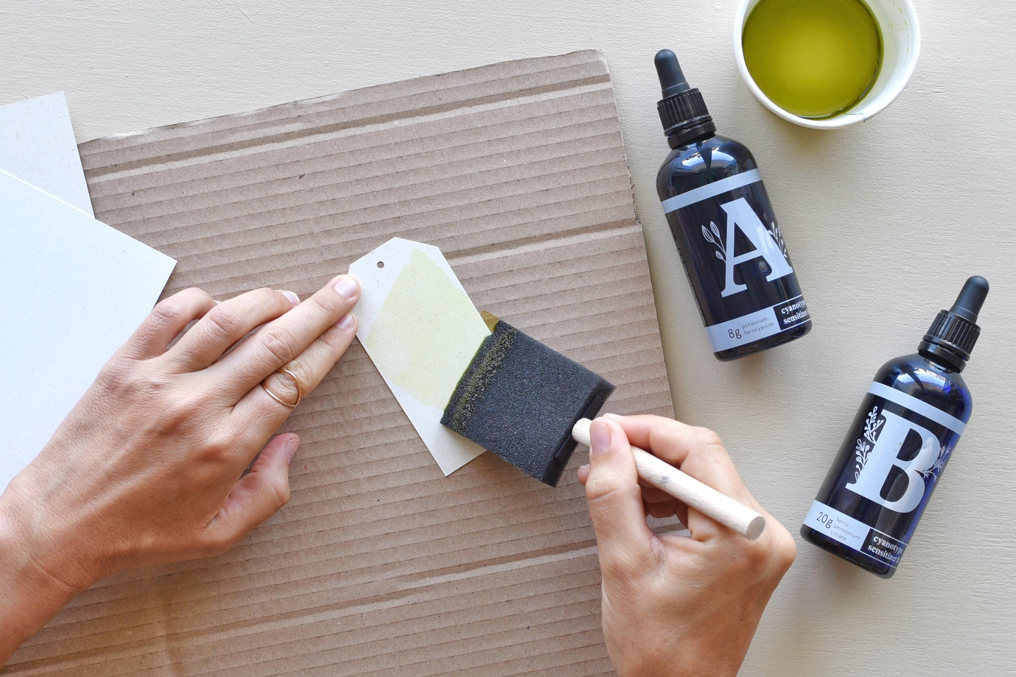 Kit cyanotype pour débuter ou créer en voyage