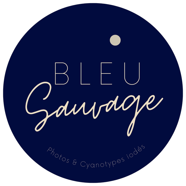 Bleu sauvage - impression de cyanotype iodé
