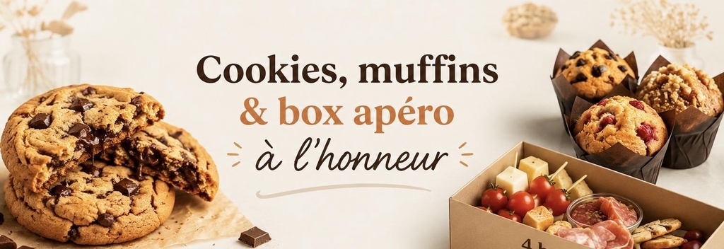 Cookies gourmands, muffins moelleux & box apéro faits sur commande ✨

Chaque création est préparée avec soin pour vos envies sucrées ou salées, en petit comité, à partager… ou juste pour se faire plaisir 🤍

Commande possible en message privé.
Livraison autour de Gignac et secteurs voisins 🚗🍪

Compose ta box selon tes envies.


Ici, pas de box standardisée. Tu choisis, tu ajustes, tu composes. Les box Ely’s Box peuvent être sucrées, salées ou mixtes, avec une sélection de recettes gourmandes réalisées artisanalement. L’objectif est simple : proposer des produits faits maison, généreux et sincères, loin des offres industrielles.


Les thèmes évoluent régulièrement : plaisir d’hiver, moments conviviaux, gourmandises réconfortantes, inspirations de saison… Chaque univers est décliné en box prêtes à commander ou en compositions personnalisées. Cette flexibilité permet de créer une box adaptée aussi bien à un moment personnel qu’à un événement particulier.


En complément des box gourmandes, les produits sont également disponibles à l’unité. Biscuits, cakes, préparations sucrées ou salées peuvent être achetés séparément, pour composer soi-même ou simplement se faire plaisir sans box complète.