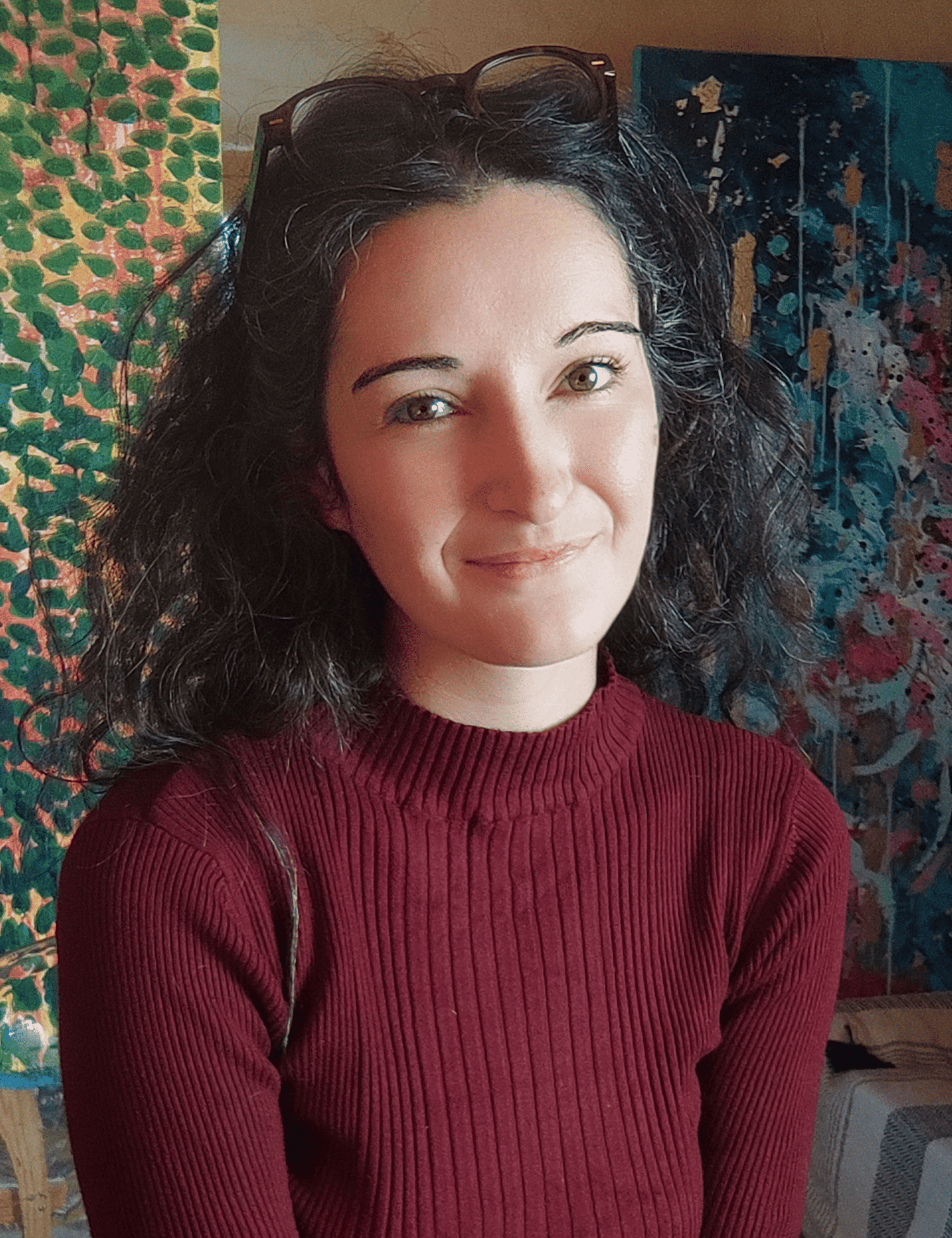 Olivia Freydier artiste peintre d'art abstrait contemporain