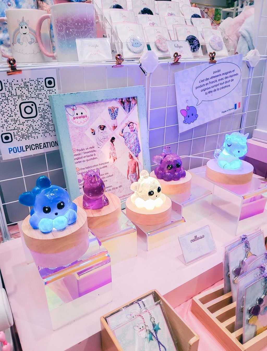 De quoi remplir ton chez toi de kawaii attitude. Des objets, pour la pluspart, faits main au poulpiatelier. 