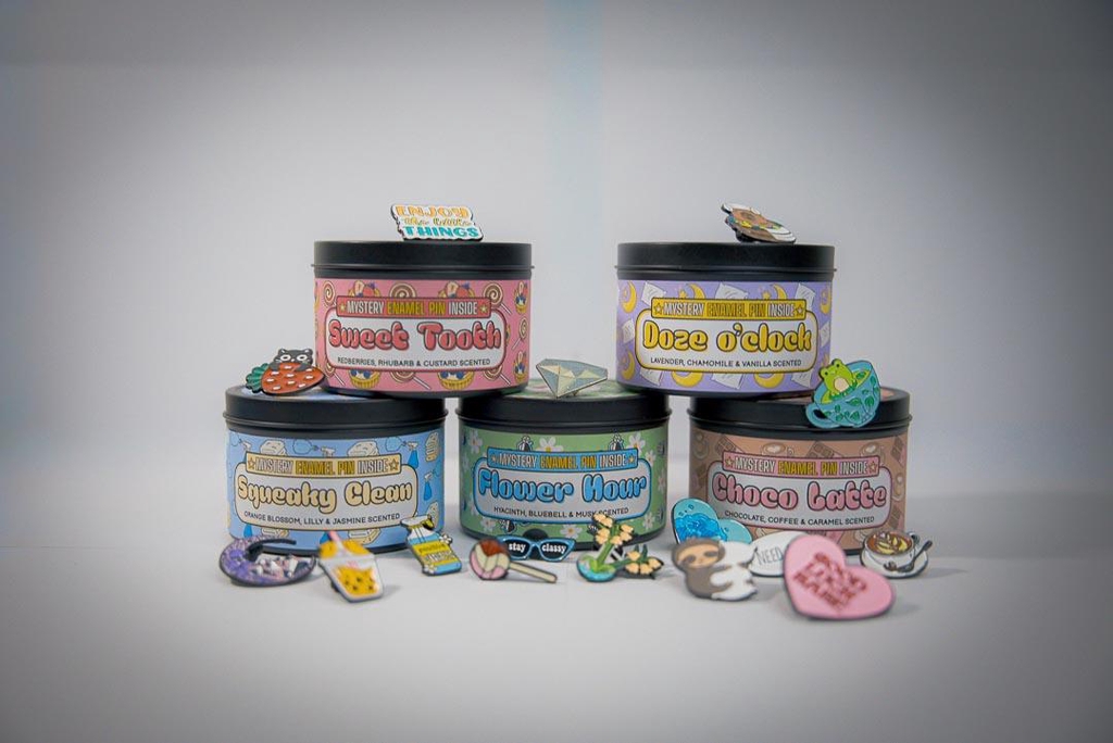100% Natural Wax Mystery Pin Candles