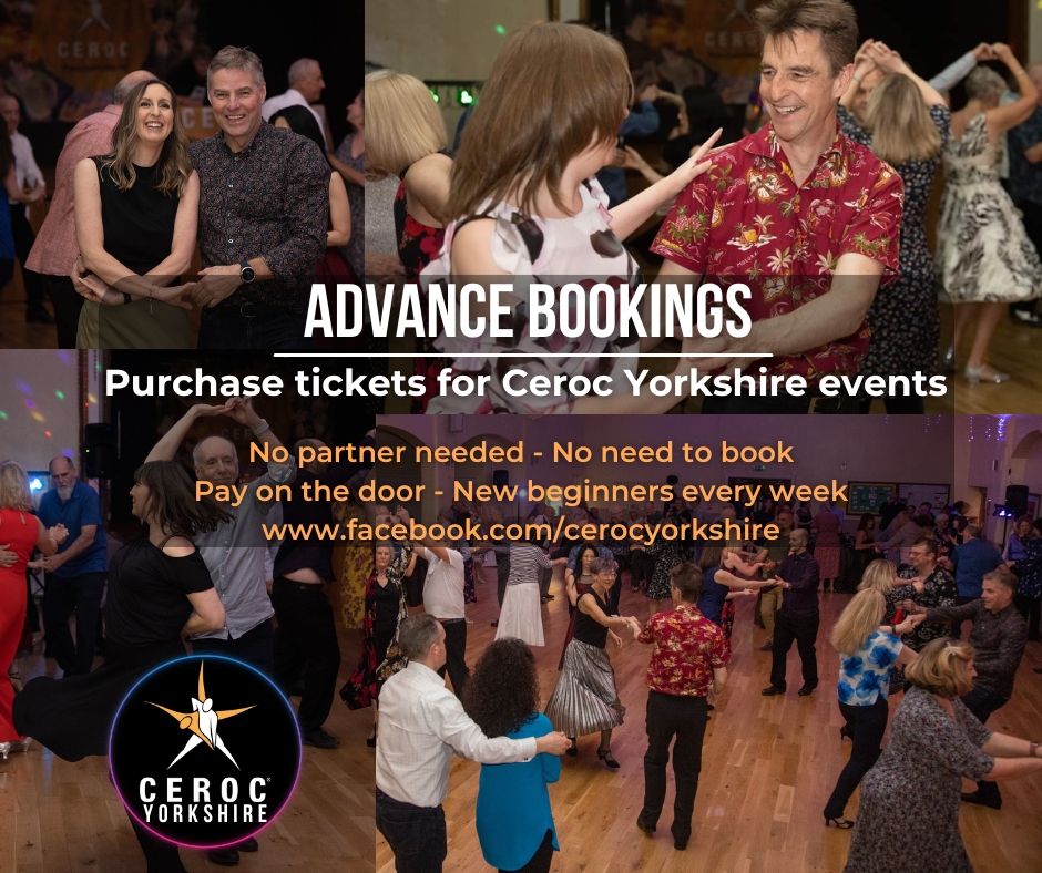 Ceroc Yorkshire online payments for workshops and classes