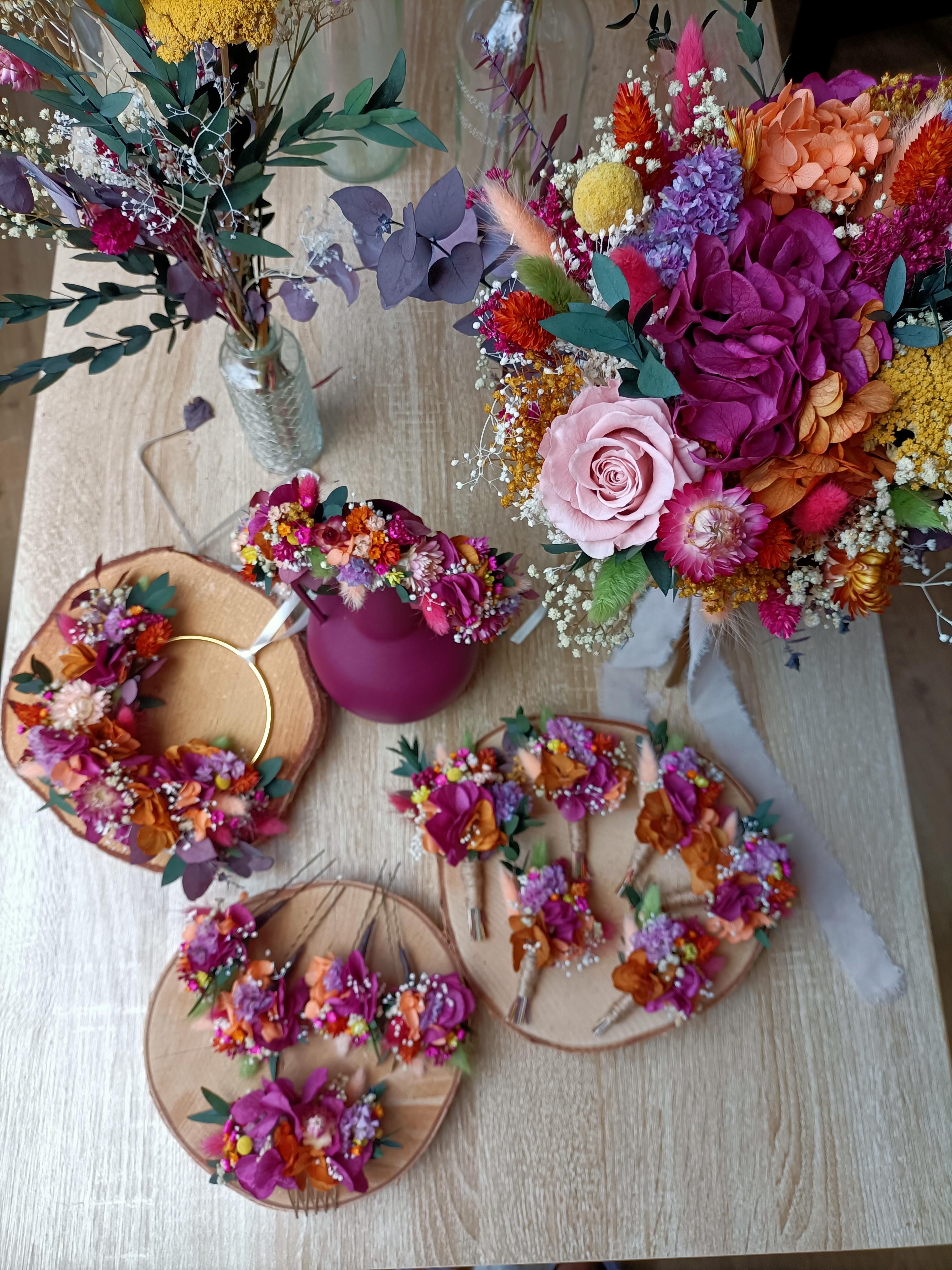 Accessoires fleuris