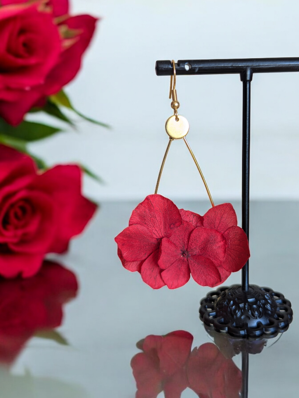 Les Yayettes - Bijoux femmes, bijoux fleurs séchées, boucles d'oreilles fleurs, accessoires mariage fleurs, décoration fleurs séchées, décoration intérieur fleurs,  bracelet mariage, épingle à cheveux mariage, coiffure mariée bohème