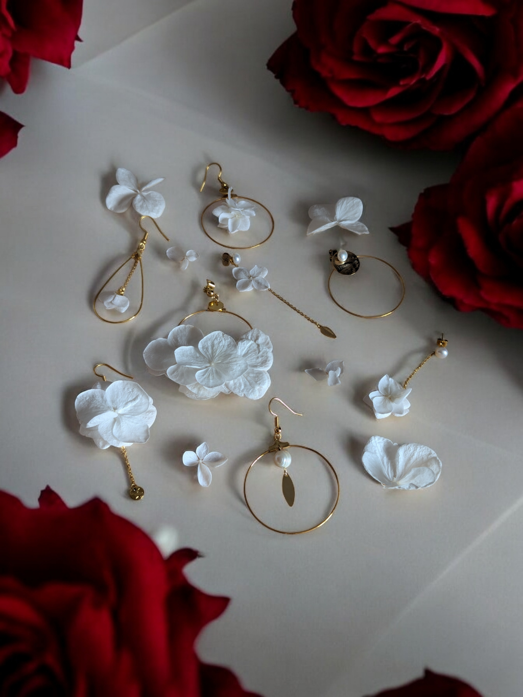 Les Yayettes - Bijoux femmes, bijoux fleurs séchées, boucles d'oreilles fleurs, accessoires mariage fleurs, décoration fleurs séchées, décoration intérieur fleurs,  bracelet mariage, épingle à cheveux mariage, coiffure mariée bohème