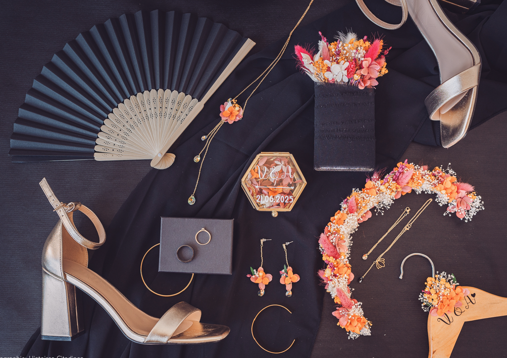 Les Yayettes - Bijoux femmes, bijoux fleurs séchées, boucles d'oreilles fleurs, accessoires mariage fleurs, décoration fleurs séchées, décoration intérieur fleurs,  bracelet mariage, épingle à cheveux mariage, coiffure mariée bohème