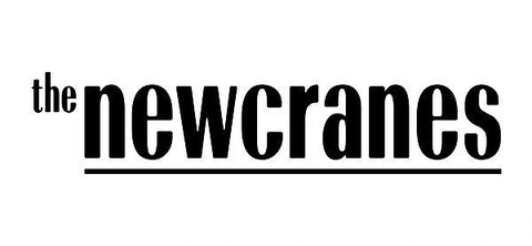 - text spelling out The Newcranes as the band logo 