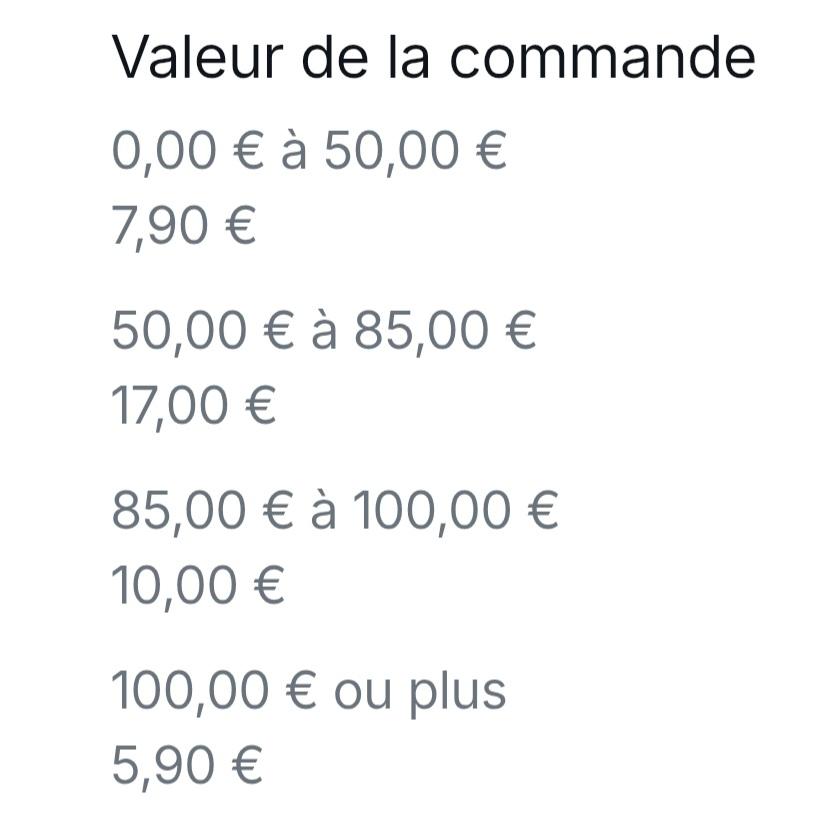 Tarifs mondial relay domicile chez Poil&caille