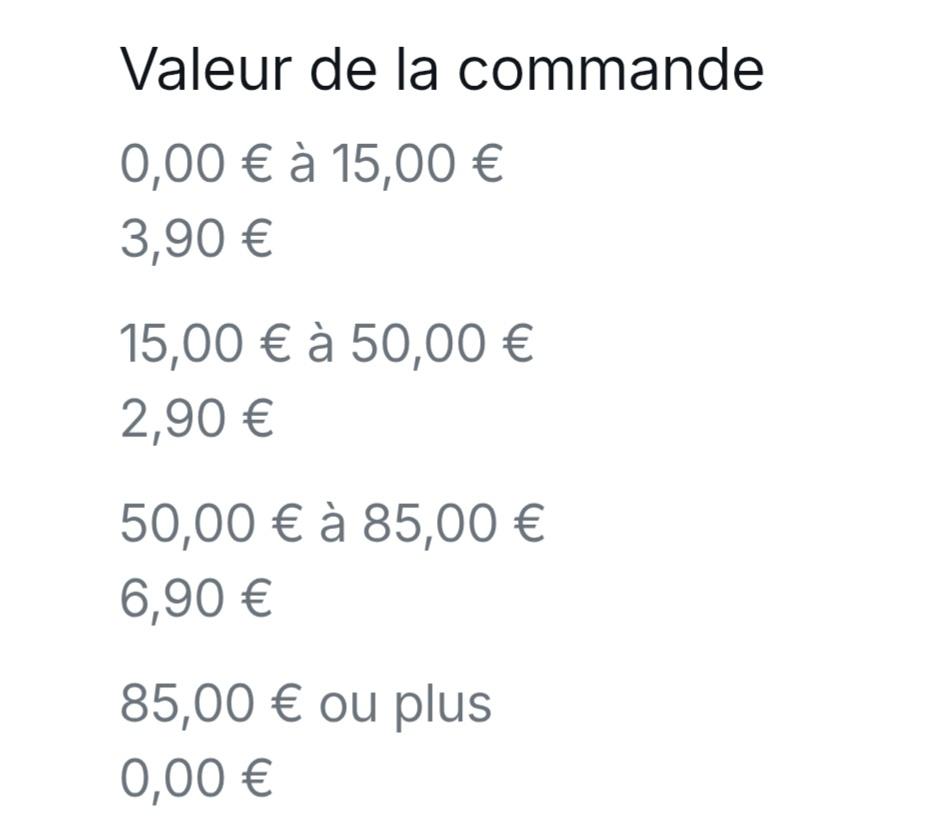 Tarifs shop2shop chez Poil&caille