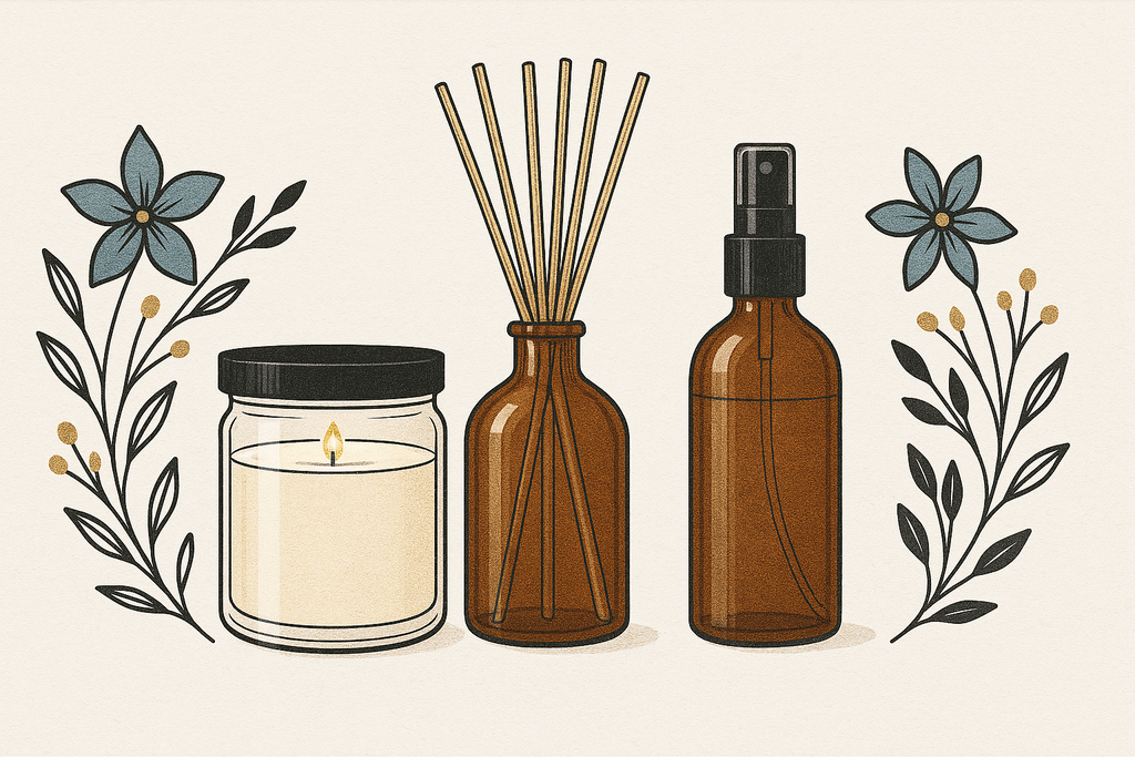 Fabricants d'articles parfumés naturels en Ardèche, au cœur de la Vallée de l'Ouvèze.