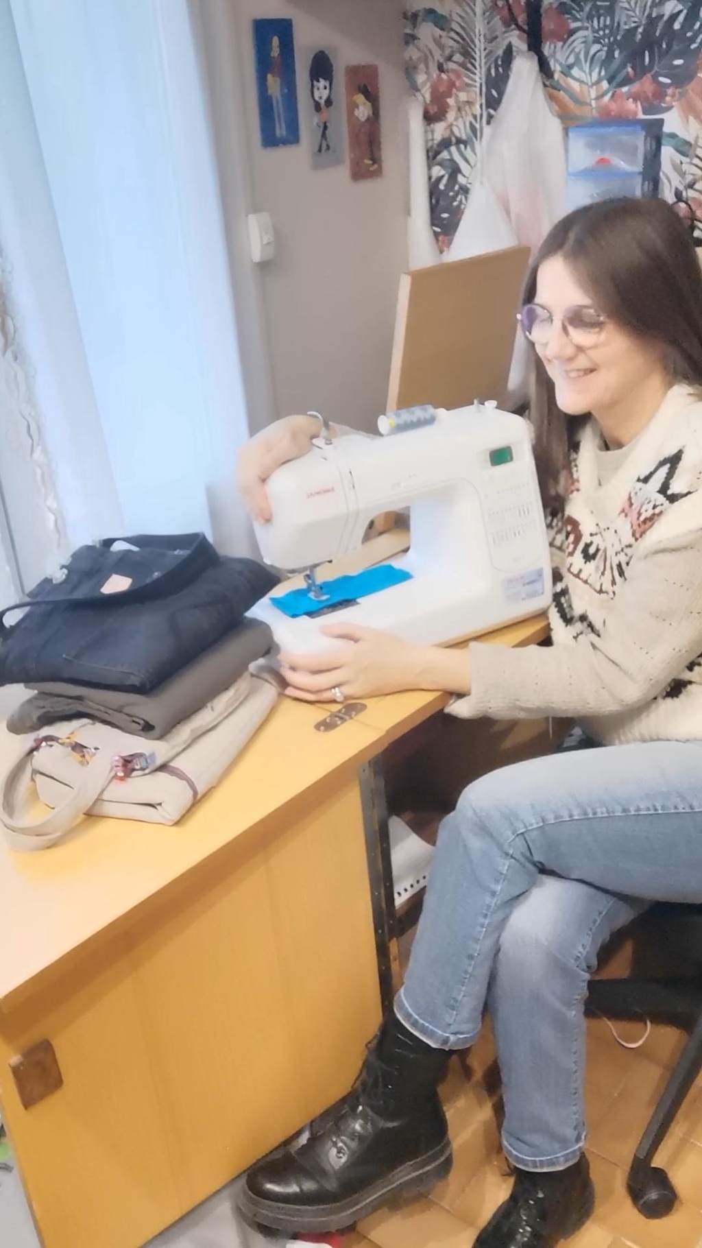 Catherine, Artisane du surcyclage & créatrice de Les Remodelés