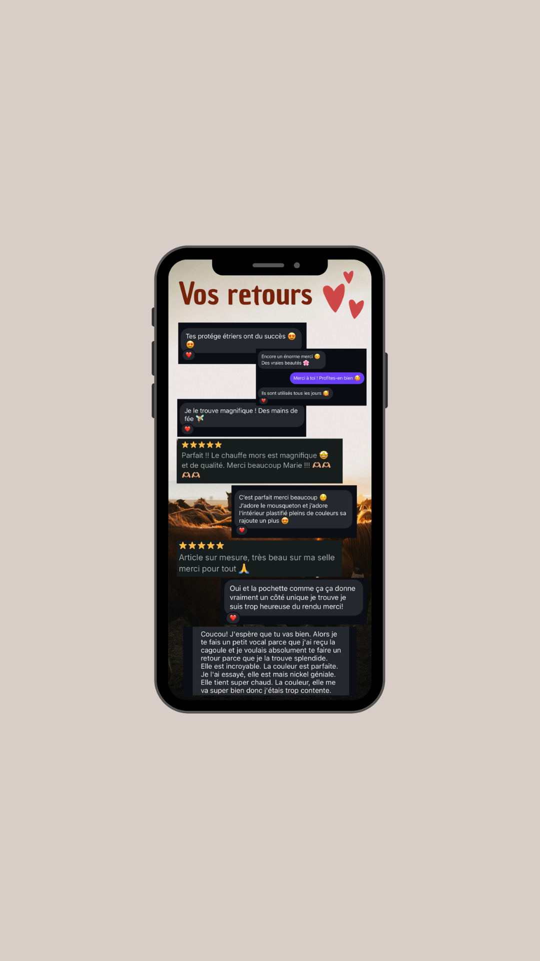 Vos retours 💬