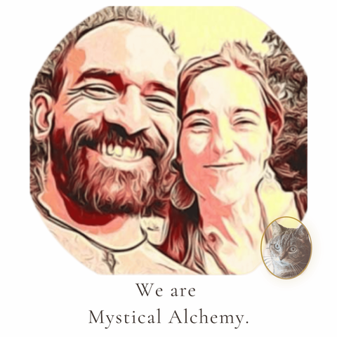 Mystical Alchemy coffee alternative UK, herbal coffee, adaptogen drinks, natural energy drinks, caffeine free energy, mushroom coffee alternative, stress relief herbs
