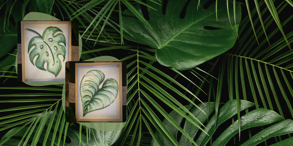 Collection Jungle Café : Tableaux Uniques Fait Main