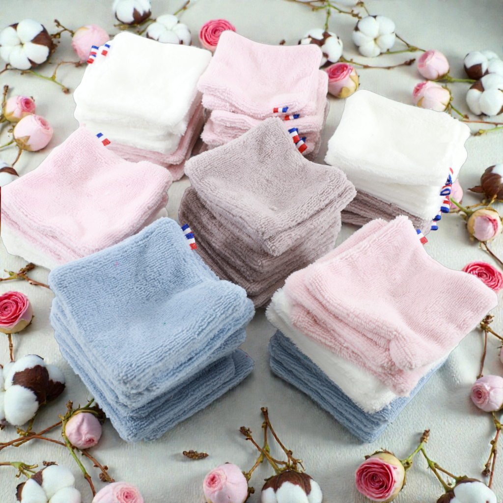 Lingettes lavables et accessoires de salle de bain durables faits main-atelierjulac