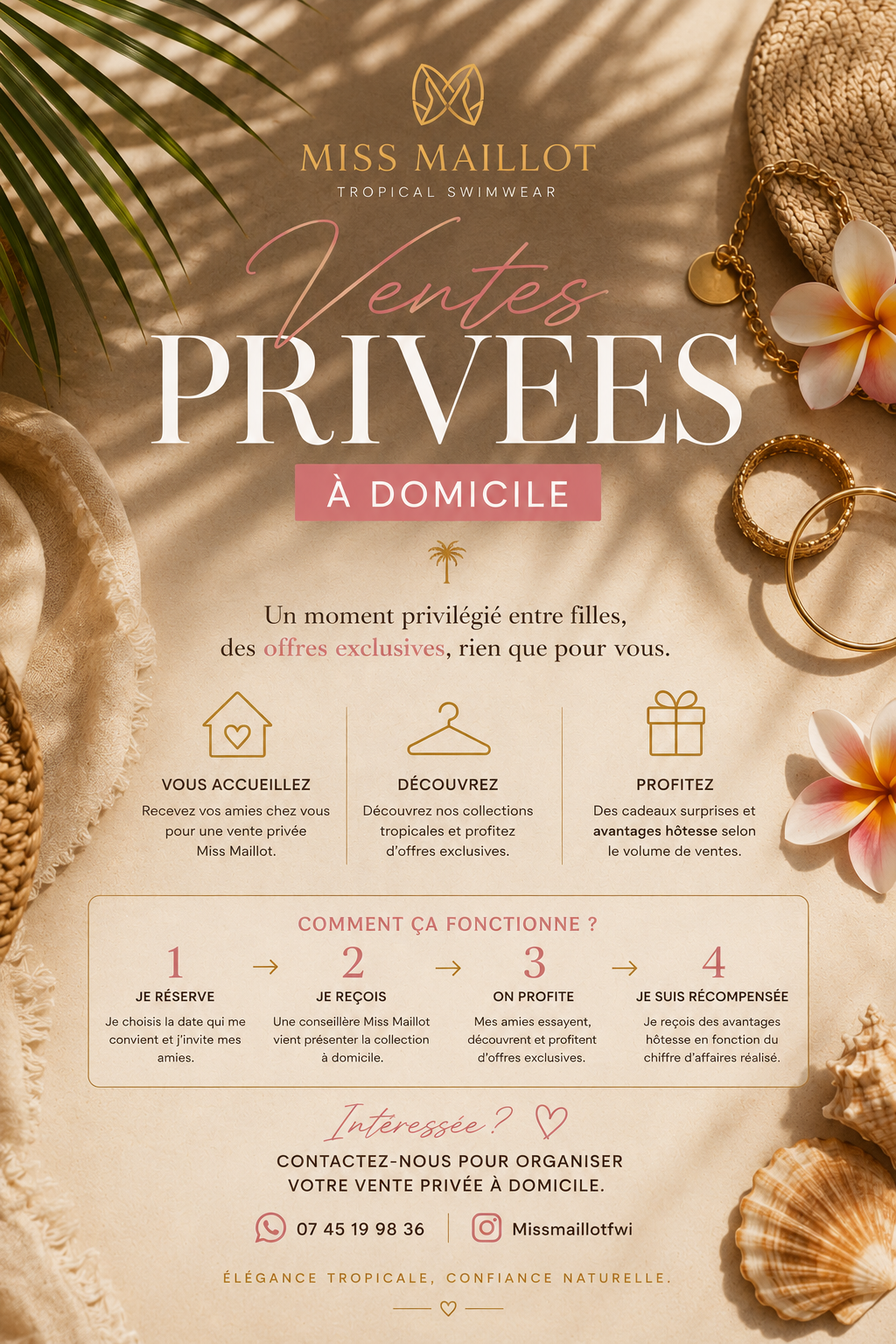 Réserve ta Vente privée à Domicile ! 