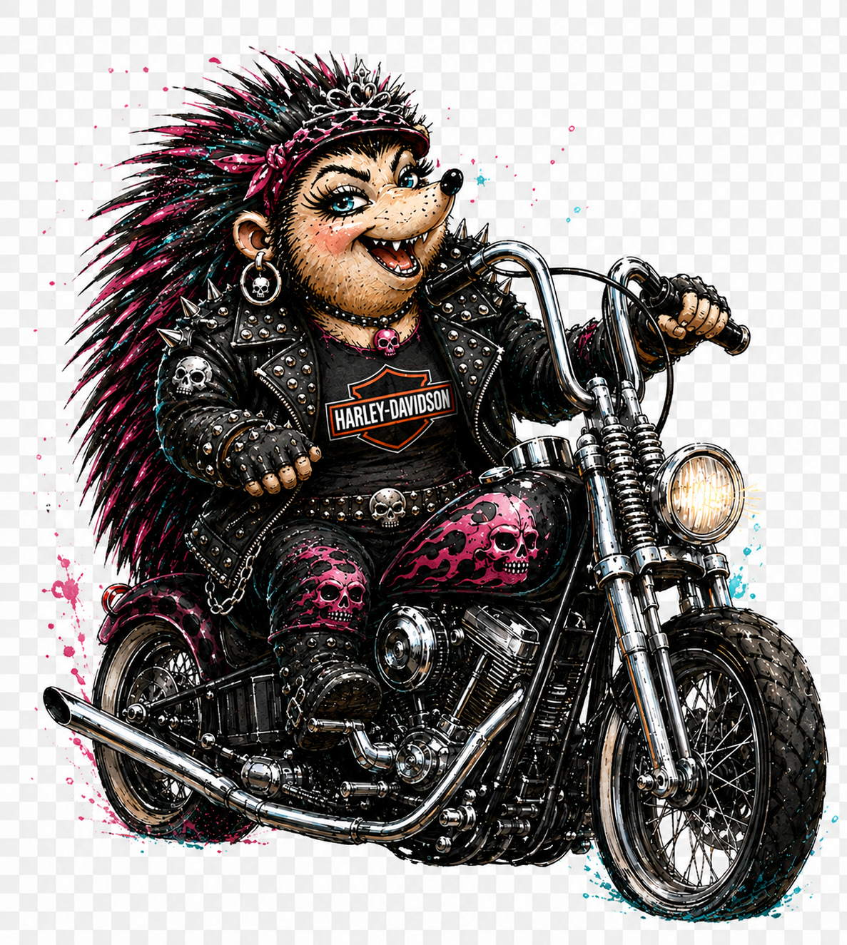 mE’mmi ei oo bikerbabe, lasten satuhahmo eikä logoon väkisin keksitty markkinointisiili. Se on se tyyppi, joka seisoo vieressä, kun suunnitelma menee päin helvettiä, katsoo hetken touhua ja kysyy sen kysymyksen, jota kukaan muu ei enää uskalla.